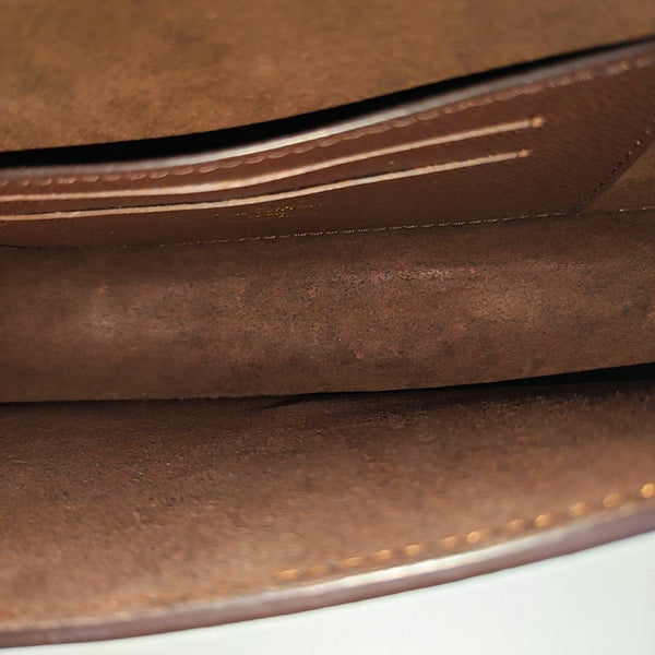 Lily Monogram Coated Canvas Brown