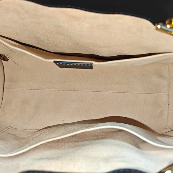 Padlock Small Monogram Coated Canvas Beige