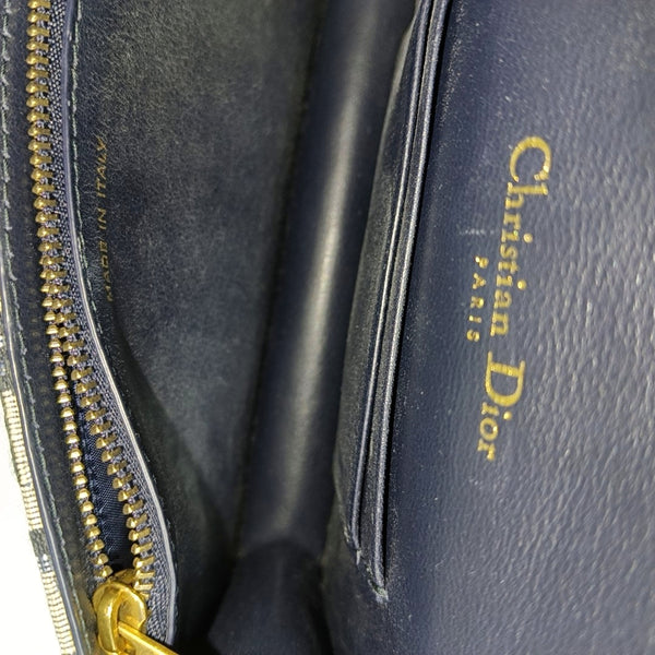 Authenticated pre-owned  Saddle Oblique Canvas Blue - Belt Bag at Looply