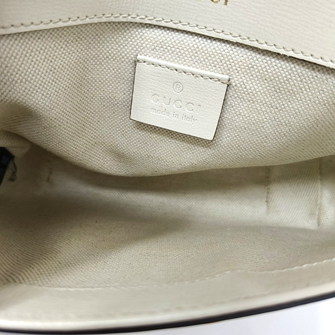 Horsebit 1955 Mini Calfskin White