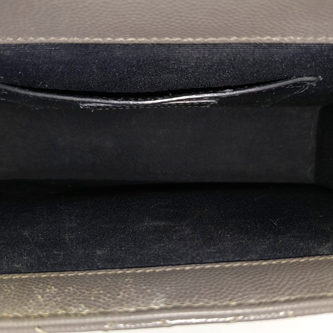 Authenticated pre-owned  ENVELOPE Medium Quilted Calfskin Gray - Shoulder Bag at Looply