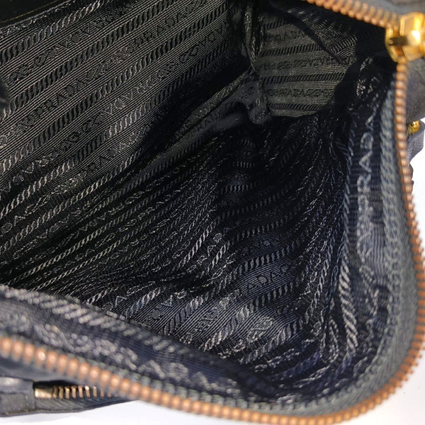 Nylon Shoulder Bag Black