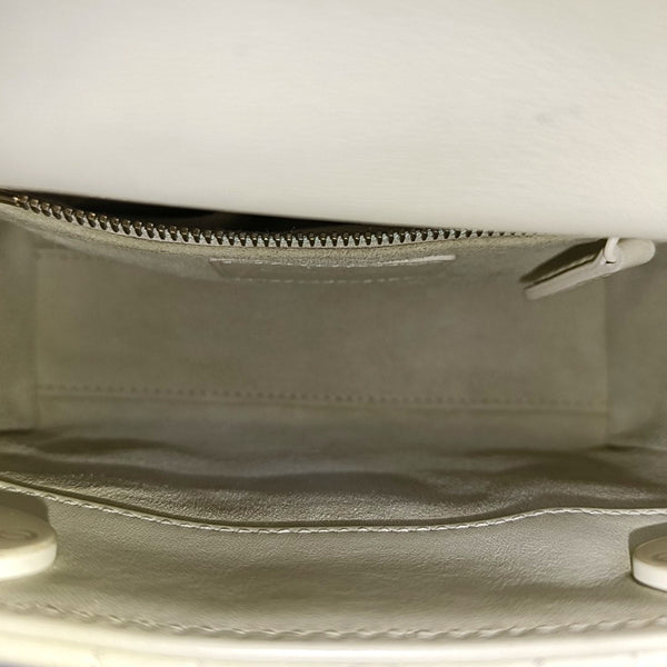 Lady Dior Mini Cannage Lambskin White