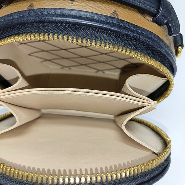 BOITE CHAPEAU Mini Monogram Coated Canvas Brown