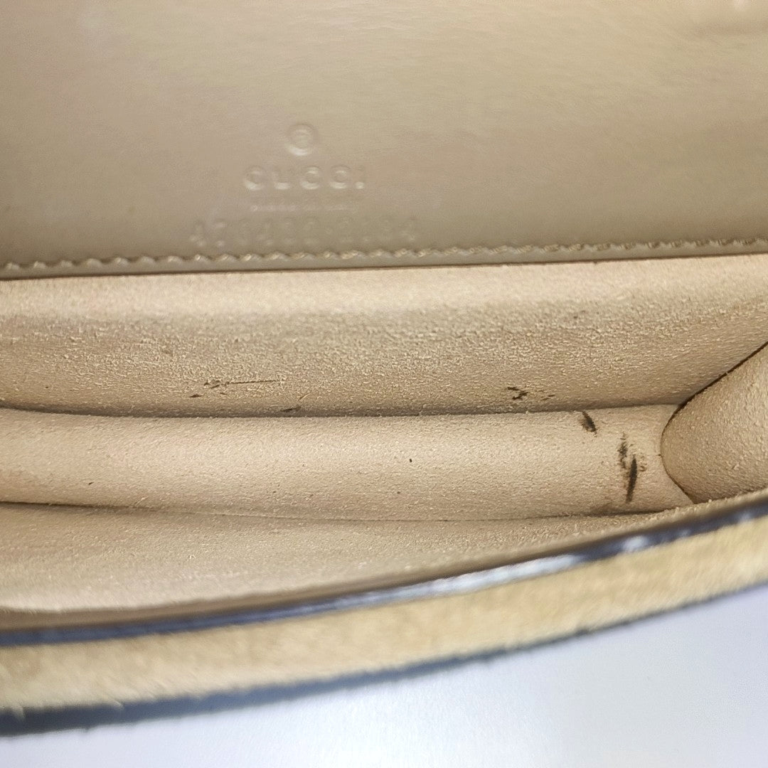 Dionysus Super Mini Monogram Coated Canvas Beige
