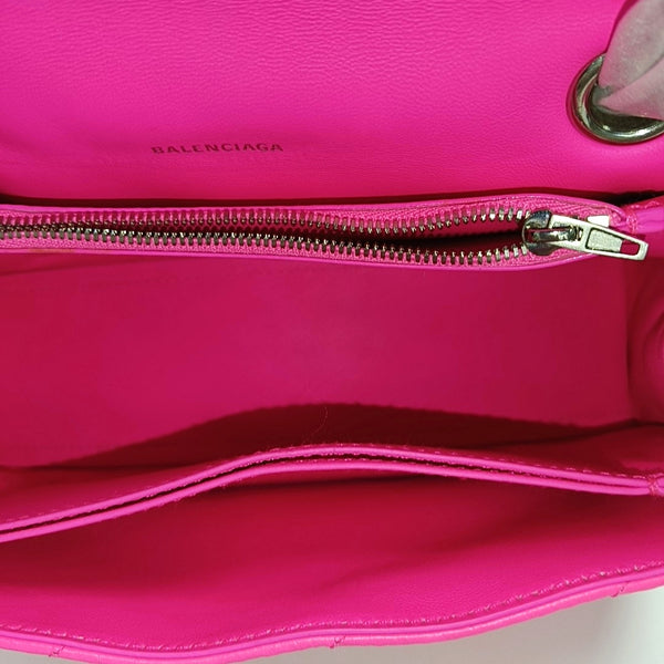 Crush Small Quilted Calfskin Pink