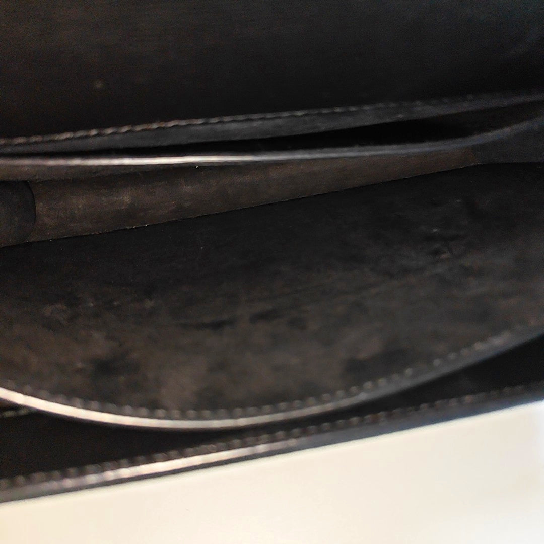 SUNSET Medium Calfskin Black