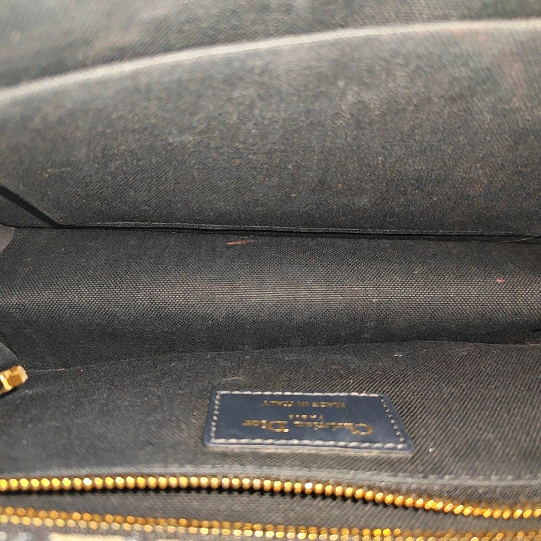 30 Montaigne Oblique Canvas Blue