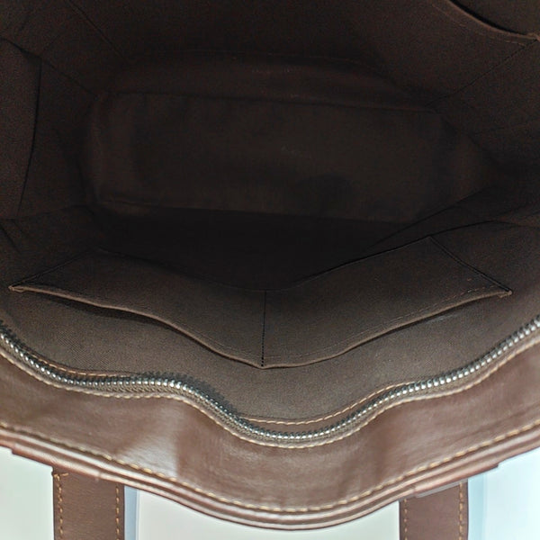 TADAO PM Damier Ebene Calfskin Brown