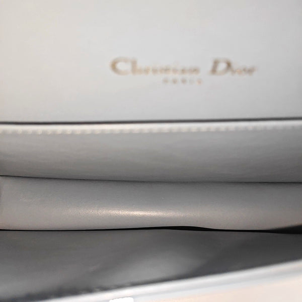 Lady Dior Small Cannage Calfskin Blue