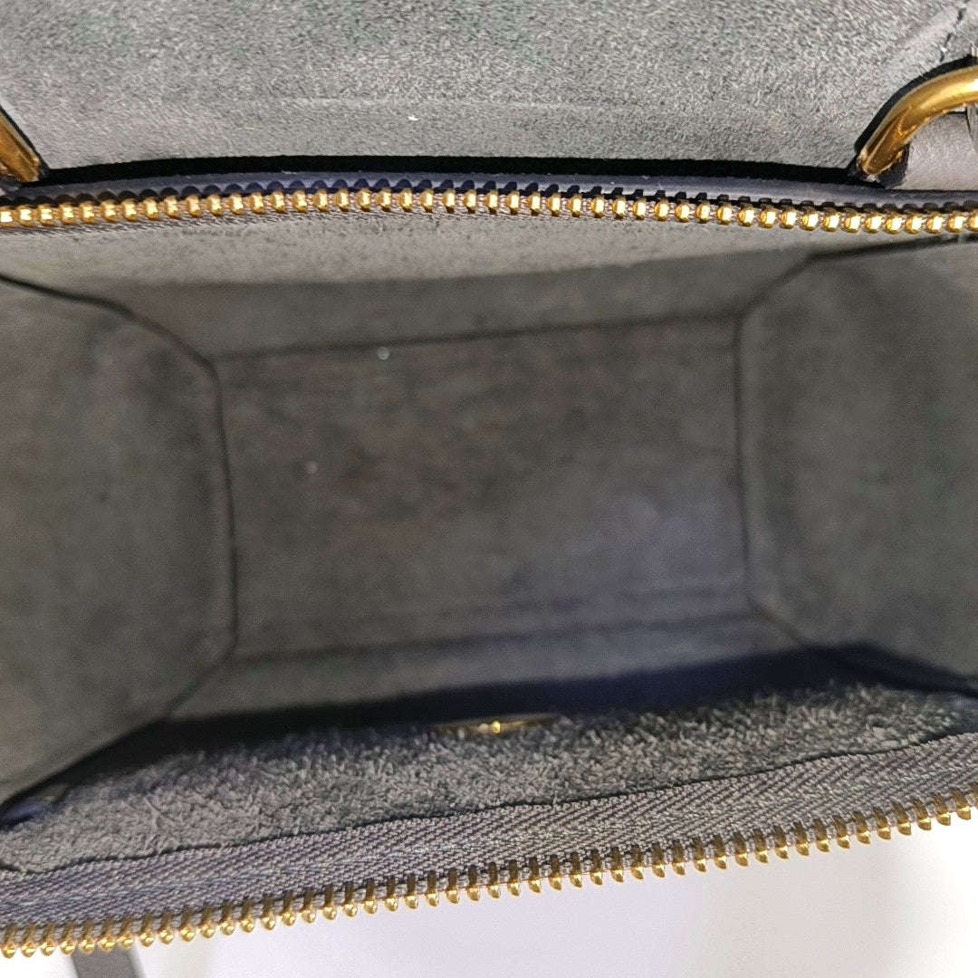 BELT Nano Calfskin Gray