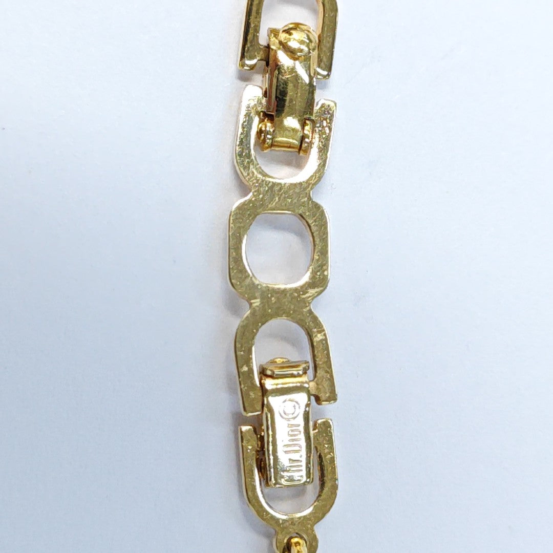 Petit CD Metal Gold Necklace