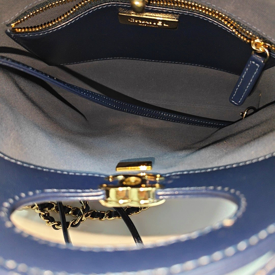 CHANEL 31 Quilted Lambskin Blue