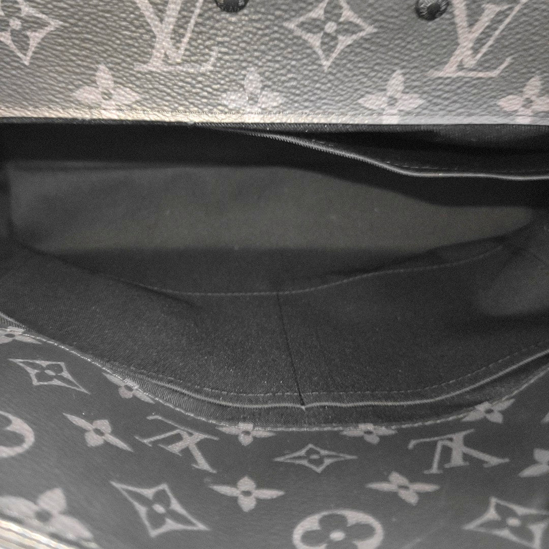 STEAMER Monogram Coated Canvas Black