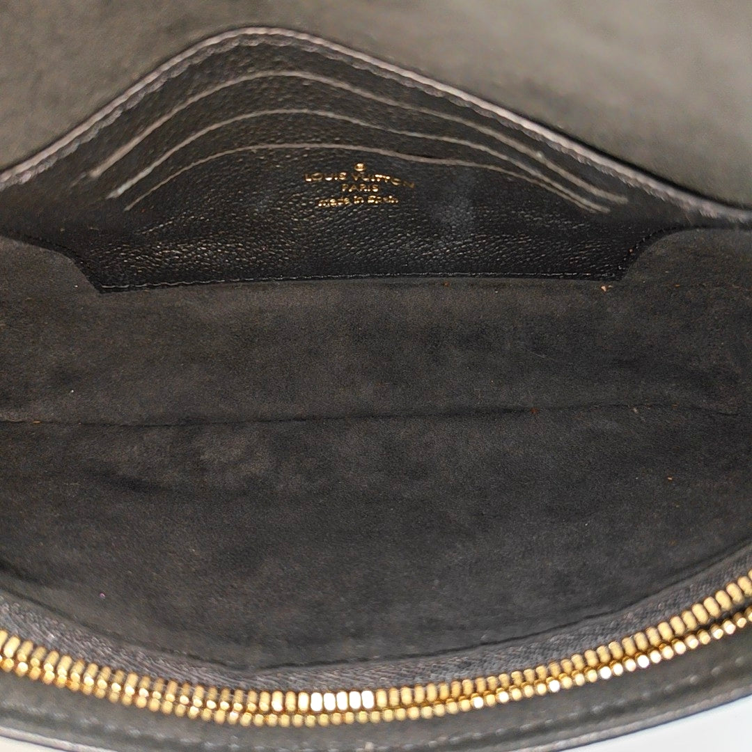 IVY Monogram Calfskin Black