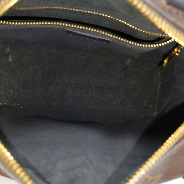 PETITE MALLE Monogram Coated Canvas Brown
