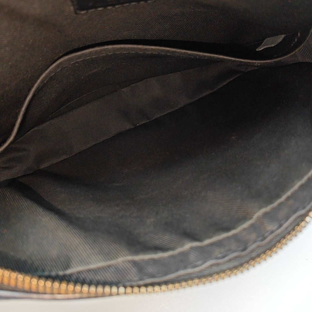 TRIO Monogram Coated Canvas Gray