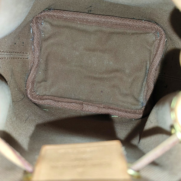 NÉONOÉ Nano Monogram Coated Canvas Brown