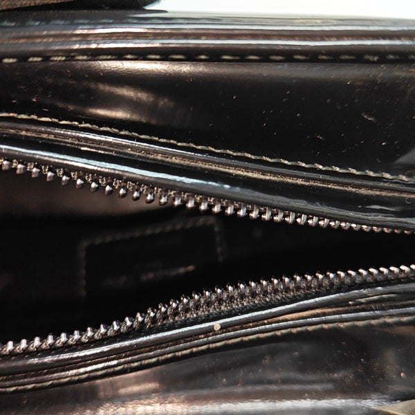 Lady Dior Medium Patent Leather Black