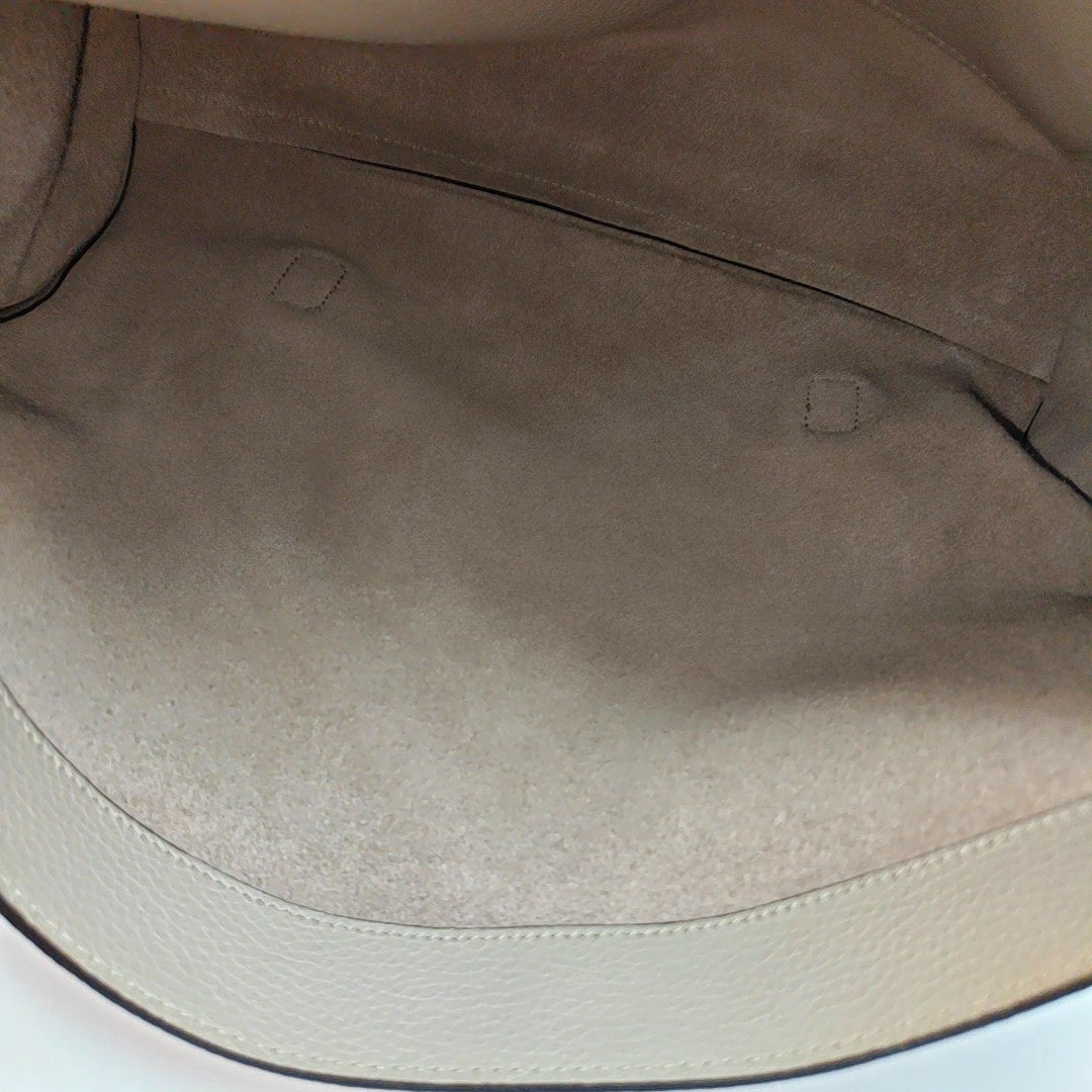 Calfskin Shoulder Bag Gray