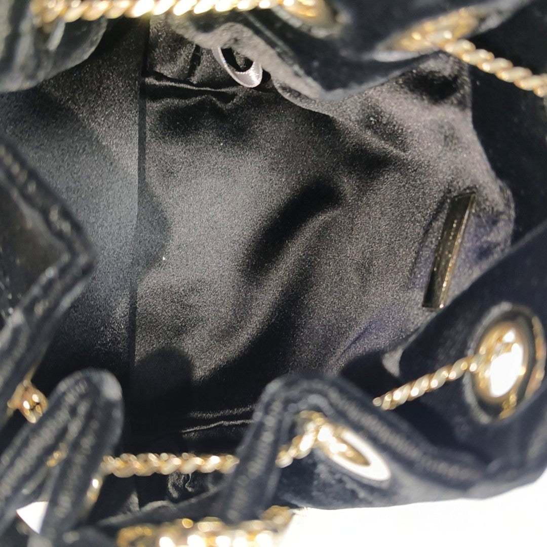 Suede Shoulder Bag Black