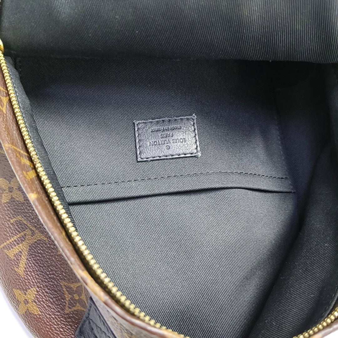 PALM SPRINGS PM Monogram Coated Canvas Brown