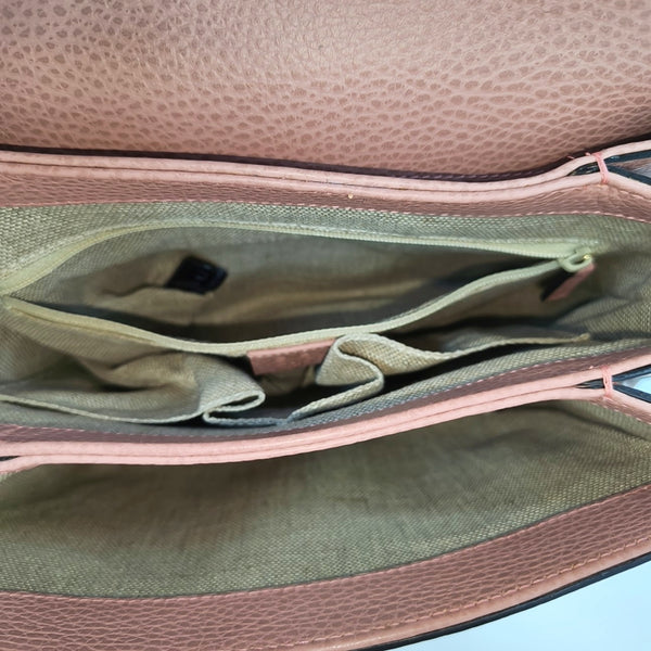 Interlocking G Large Calfskin Pink