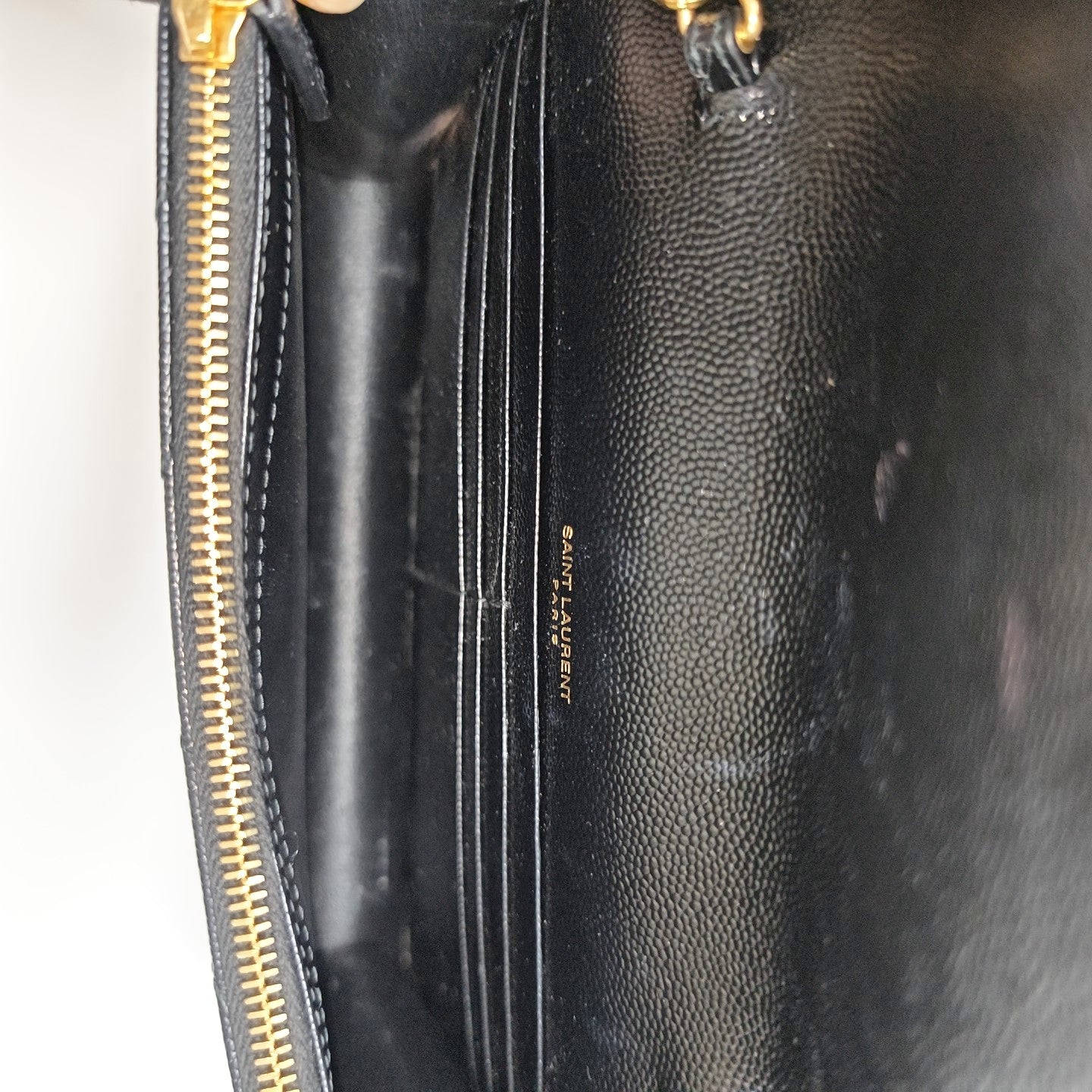 MONOGRAM WOC Chevron Calfskin Black