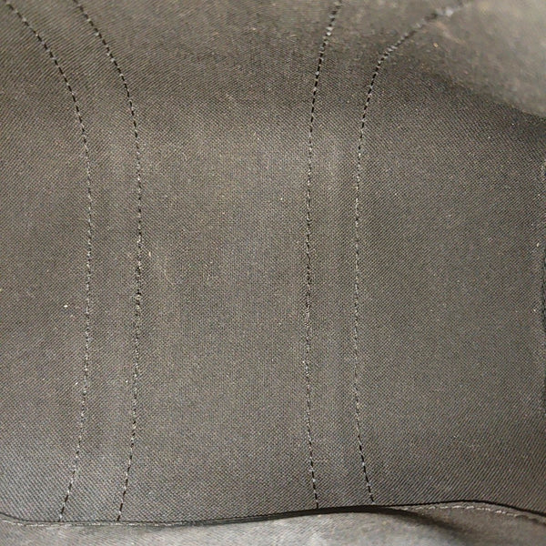KEEPALL 25 Monogram Coated Canvas Black