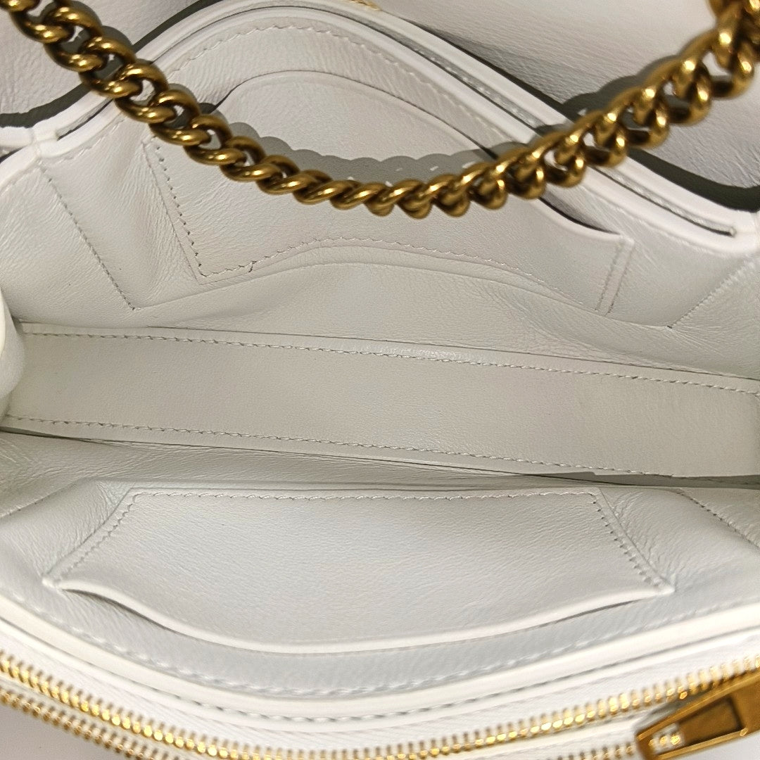 Crush Small Calfskin White