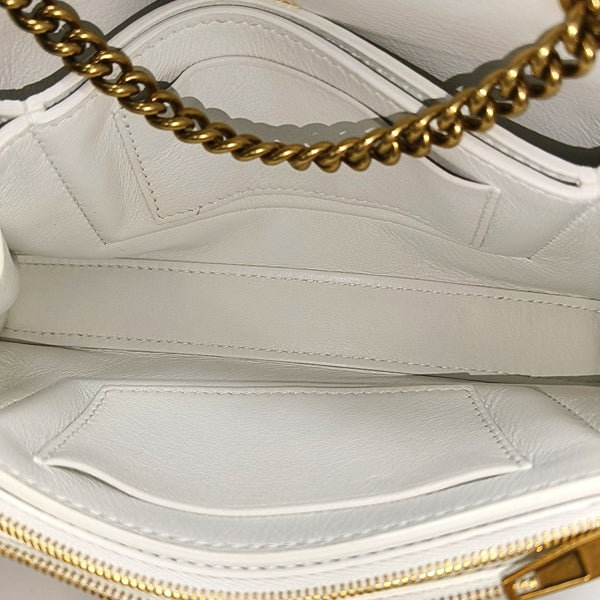 Crush Small Calfskin White