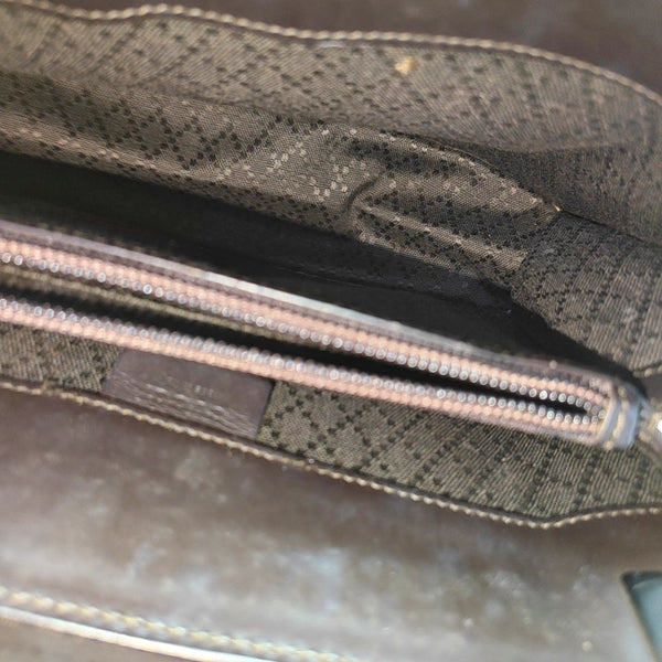 Monogram Canvas Tote Bag Brown