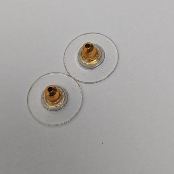 CC Logo Metal Gold Earrings