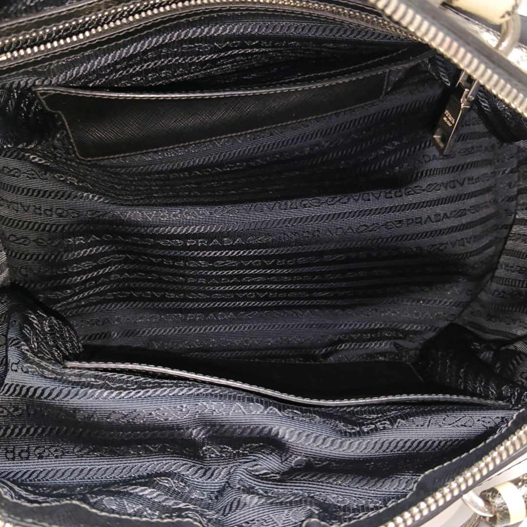 Nylon Shoulder Bag Black