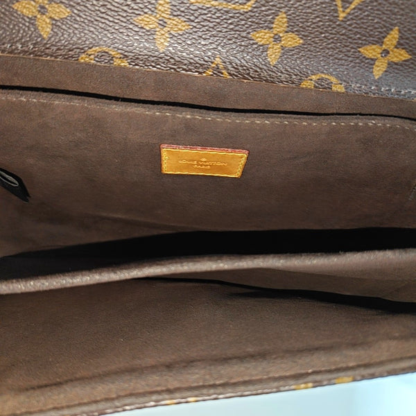 MÉTIS MM Monogram Coated Canvas Brown