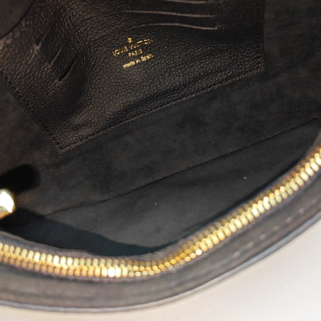 IVY Monogram Calfskin Black