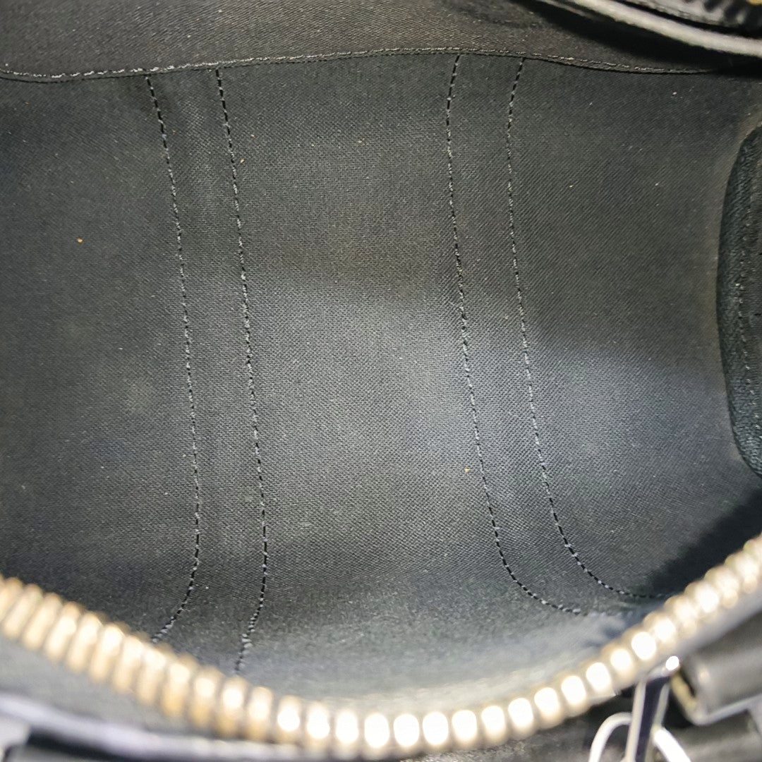 KEEPALL 25 Monogram Coated Canvas Black