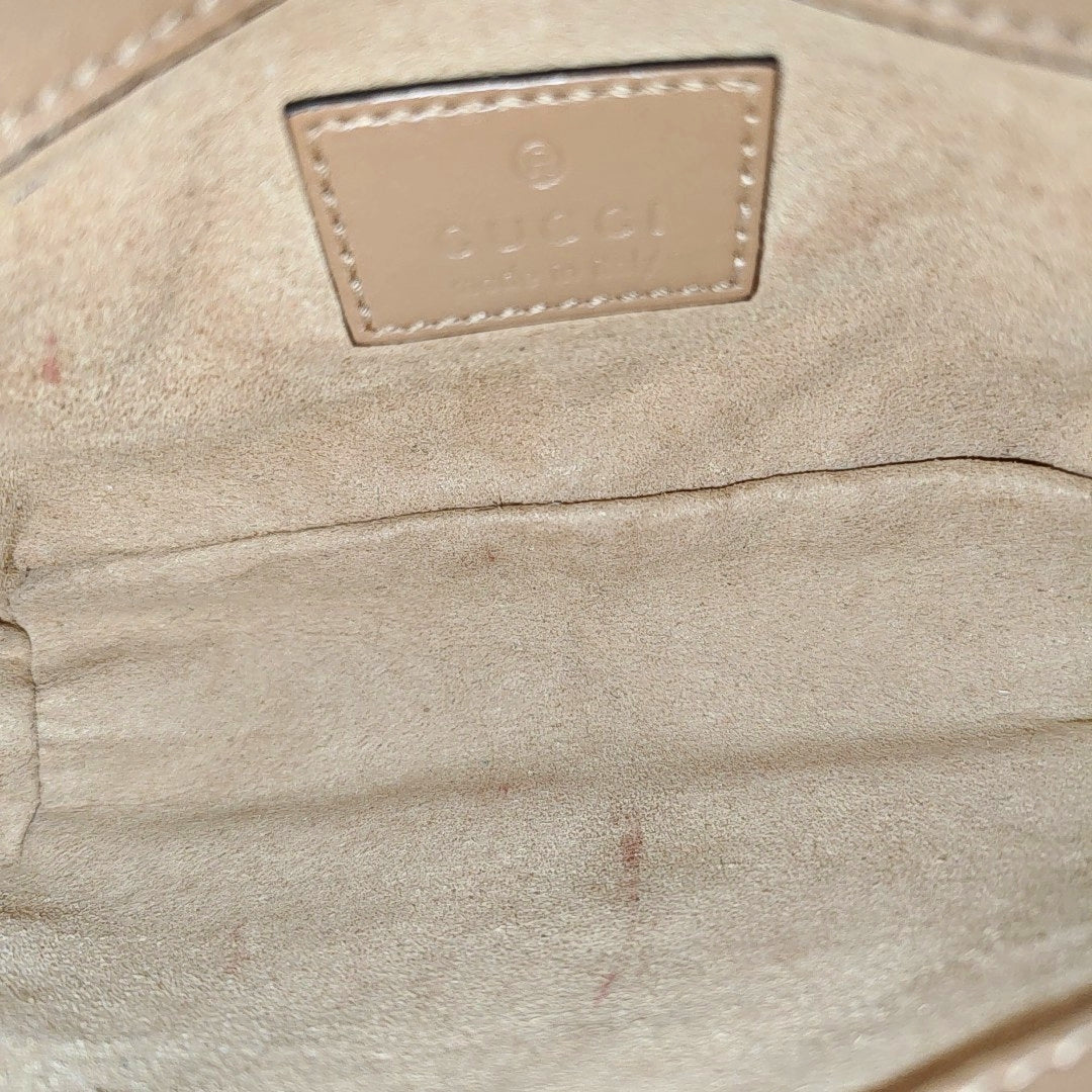 GG Marmont Mini Quilted Calfskin Beige