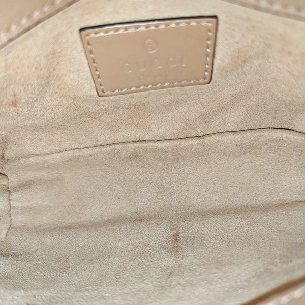 GG Marmont Mini Quilted Calfskin Beige