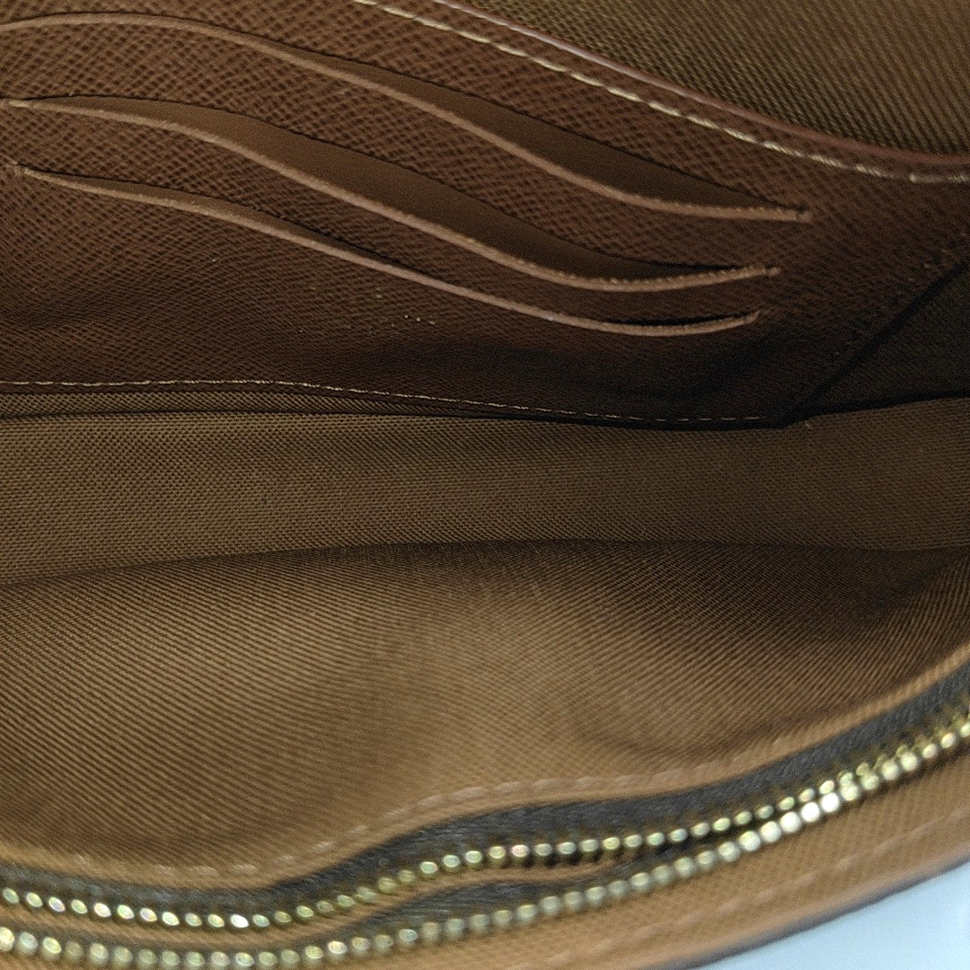 IVY Monogram Coated Canvas Brown