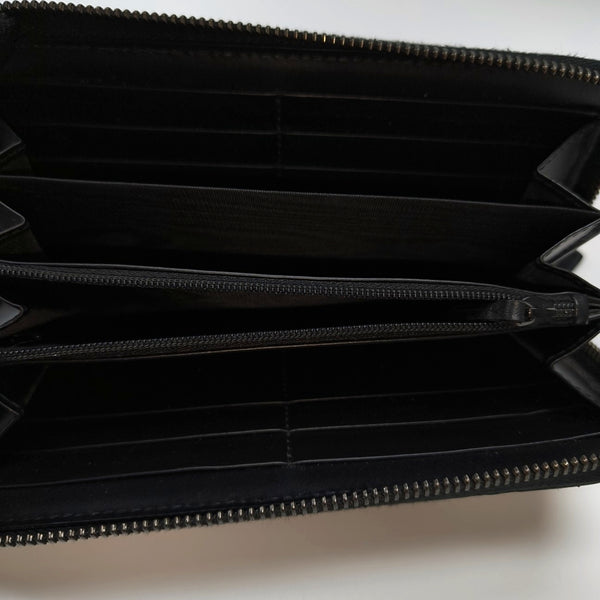 Monogram Calfskin Wallet Black