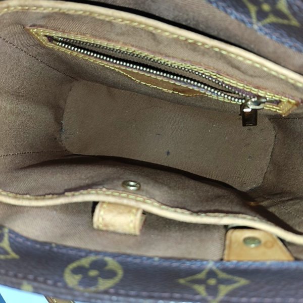 VINTAGE VAVIN PM Monogram Coated Canvas Brown