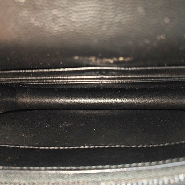 MONOGRAM WOC Chevron Calfskin Black