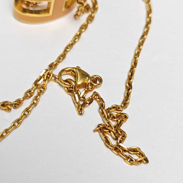 Pop H Metal Gold Necklace