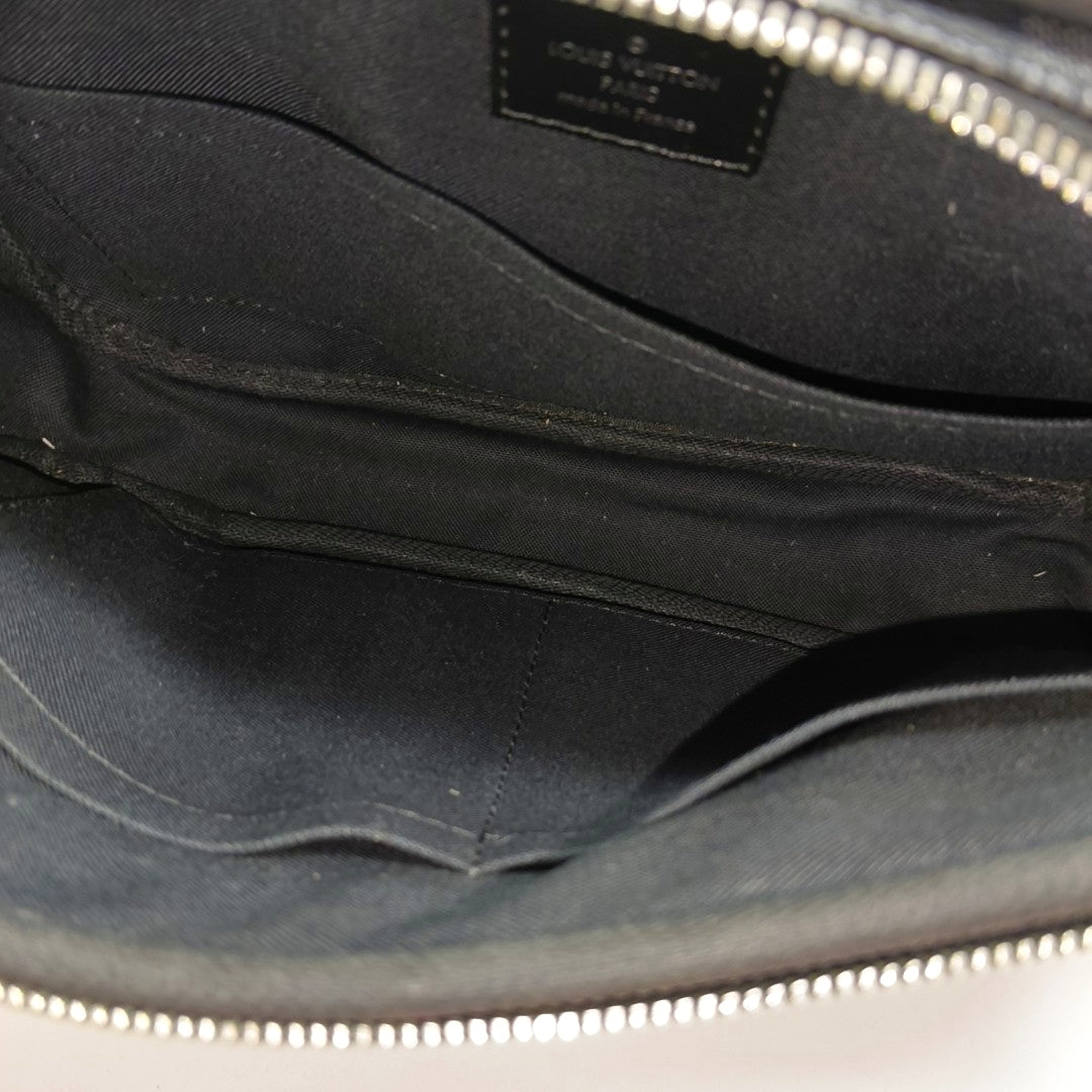 AMBLER Damier Graphite Coated Canvas Black