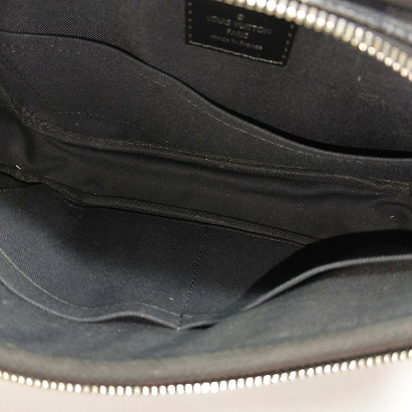 AMBLER Damier Graphite Coated Canvas Black