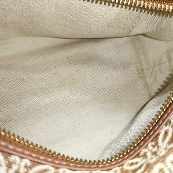 Monogram Canvas Top Handle Bag Brown