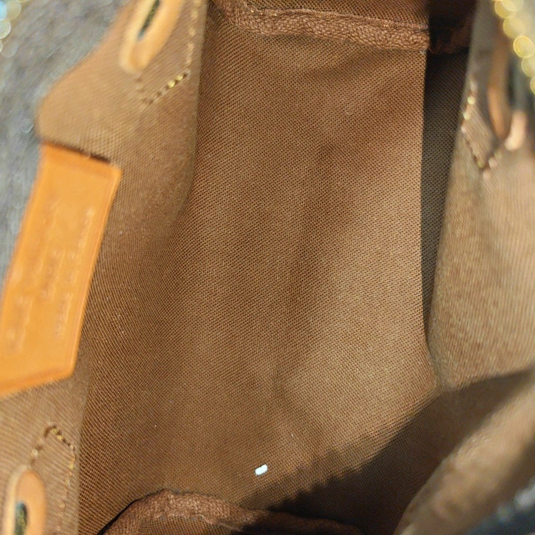 SPEEDY Monogram Coated Canvas Brown