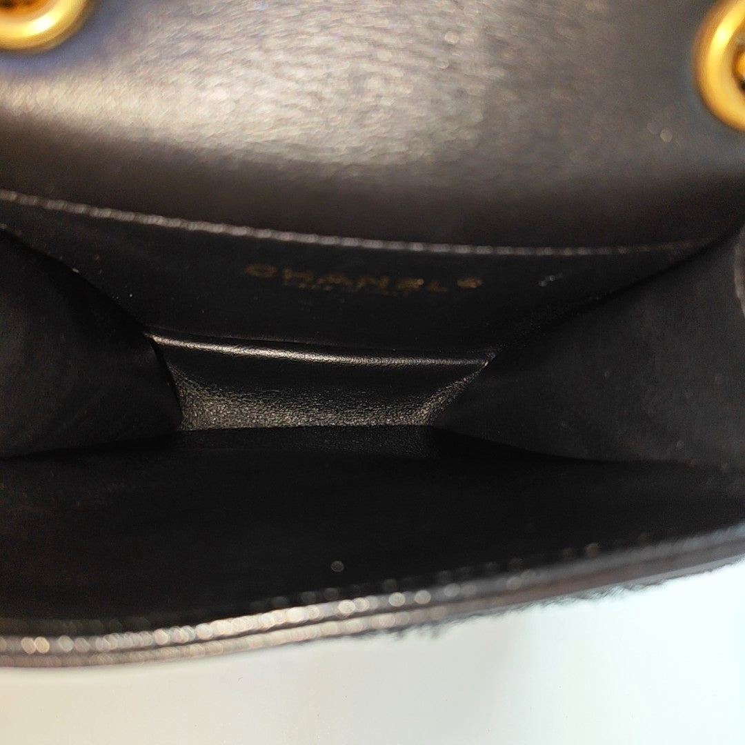 2.55 Quilted Sheepskin Black