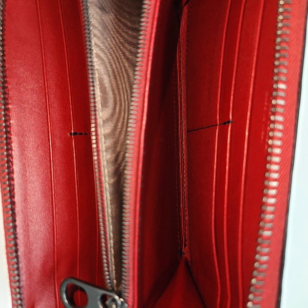 Calfskin Wallet Red